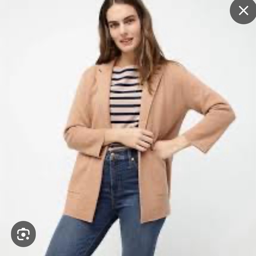 J.Crew Sophie open sweater blazer